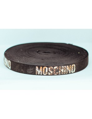 РЕЗИНКА с надписью  MOSCHINO  3,0 в упак45   арт 1219 чёрный белая змея