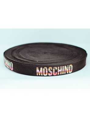 РЕЗИНКА с надписью  MOSCHINO  3,0 в упак45   арт 1238 цветная