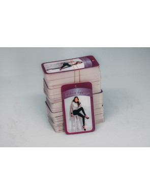 Этикетка бумажная   FASHION Leggings  в упак300   розовый