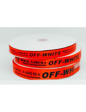Лента стропа OFF-WHITE  2,0 см  метраж100  арт 8860 красный